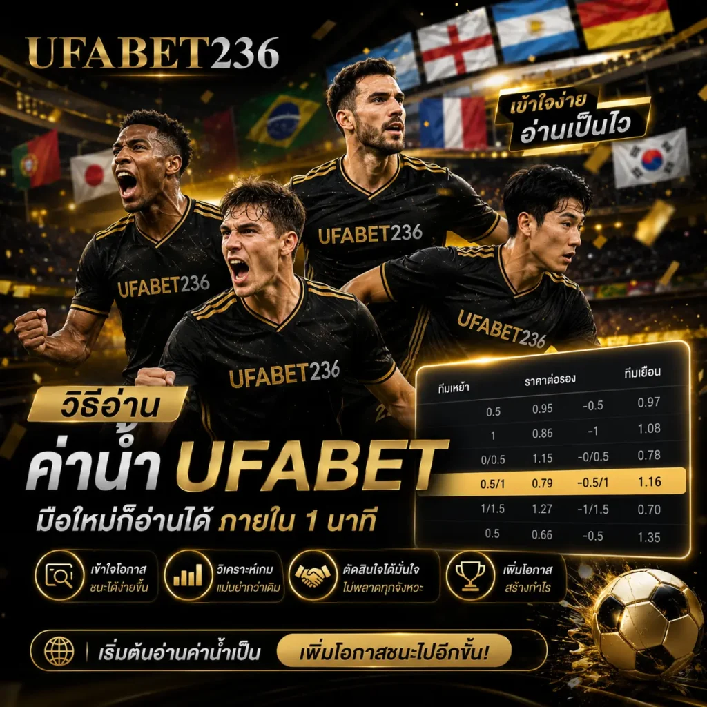 วิธีอ่านค่าน้ำ UFABET